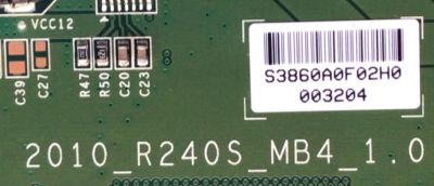 T-CON PARA TV SAMSUNG / NUMERO DE PARTE LJ94-03860A / BN81-04164A / 3860A / 2010_R240S_MB4_1.0 / PANEL LTF550HQ01-A08 / MODELO LN55C750 / LN55C750R2FXZA / LN55C750R2FXZA SQ01 - Imagen 2